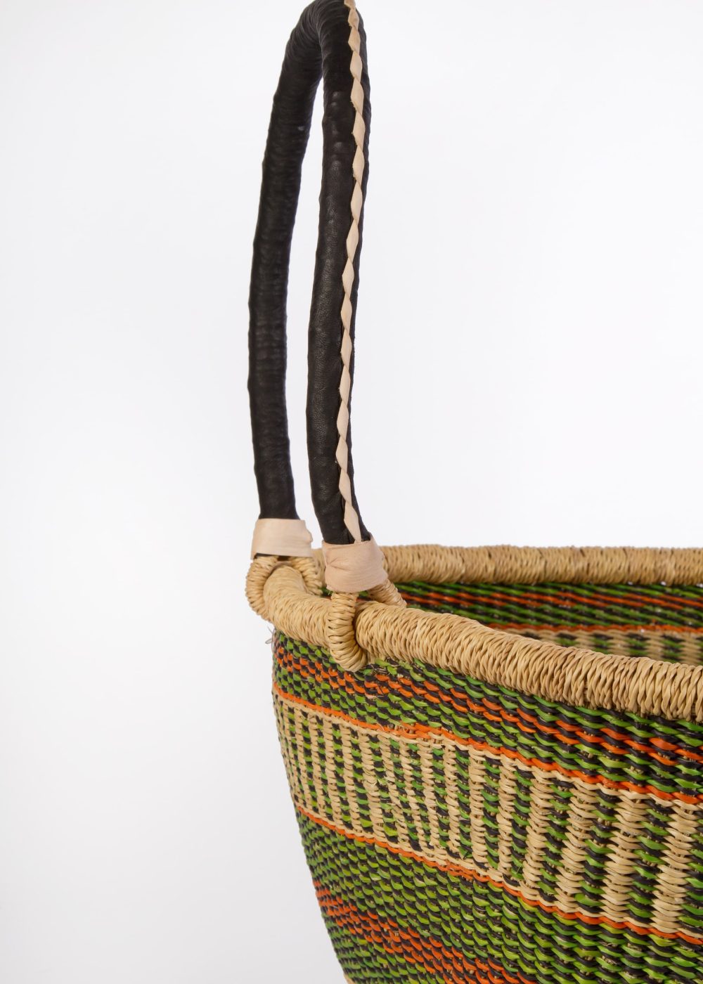 Bolga Korb Heavy Shopper "Navrongo", fair produziert in Ghana – Bild 2